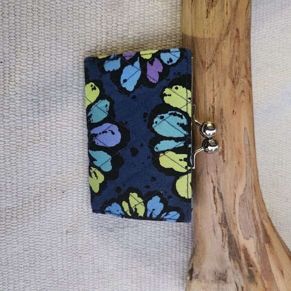 Vera bradley indigo pop coin purse wallet combo - Picture 7 of 8